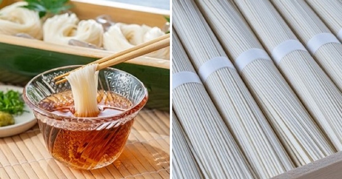 パワフルで繊細なドライフォグ加湿で実現、手延べ素麺に最適な麺づくり