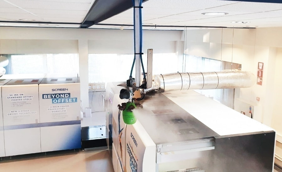 Web offset printing