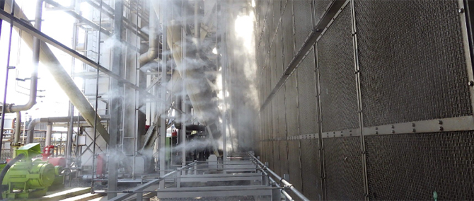 Dust Control Fog System | H. IKEUCHI & CO., LTD. | Spray Nozzles and ...