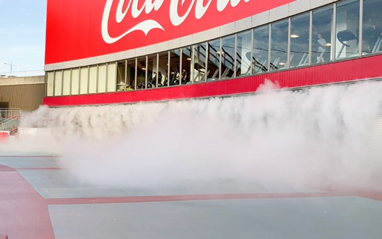 Fog Installation: Great Sea of Clouds at Mazda Stadium