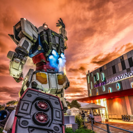 >撮影地: GUNDAM NEXT FUTURE PAVILION