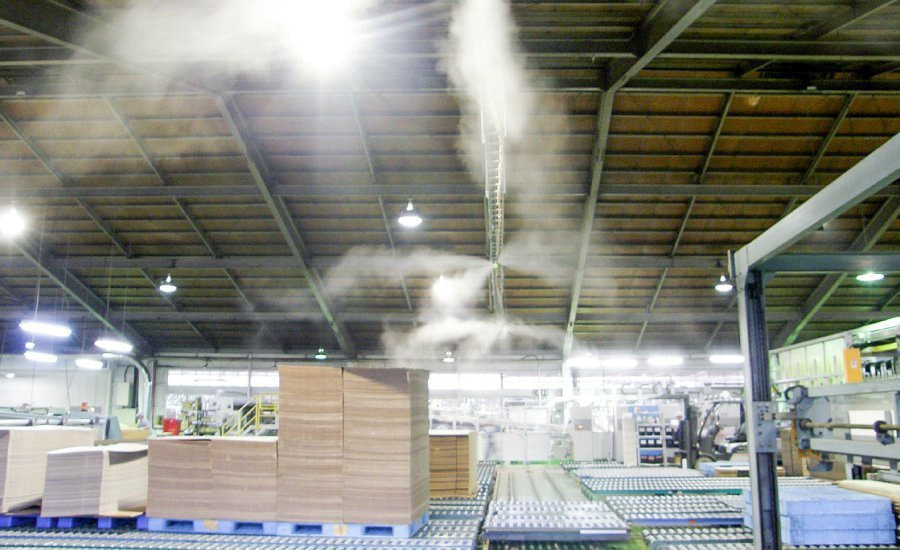 加湿による静電気対策の現場16
