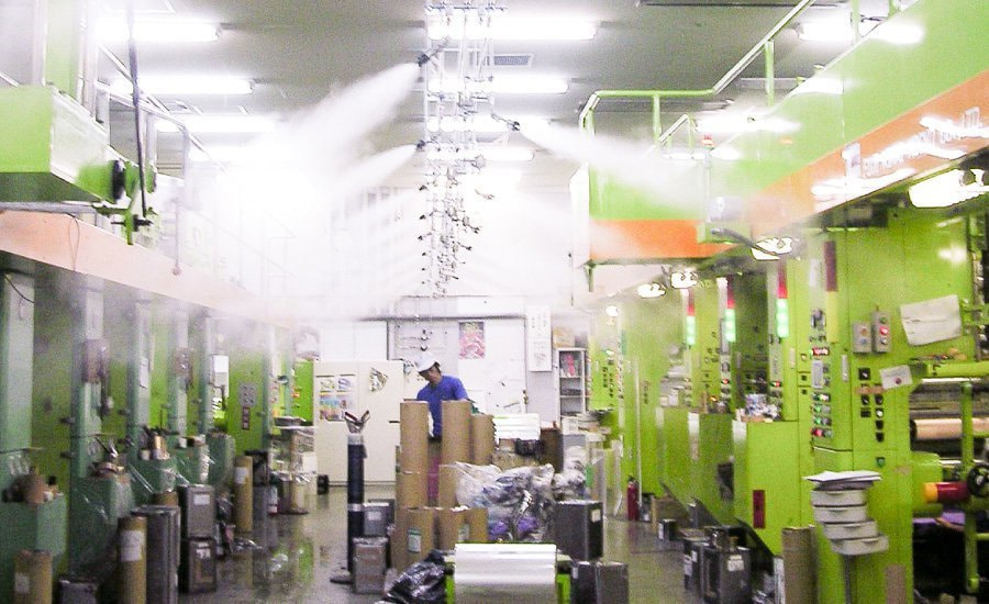 加湿による静電気対策の現場18