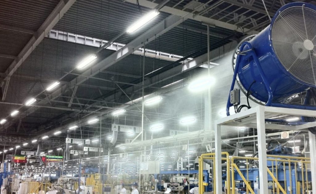 加湿器 業務用 工場 4