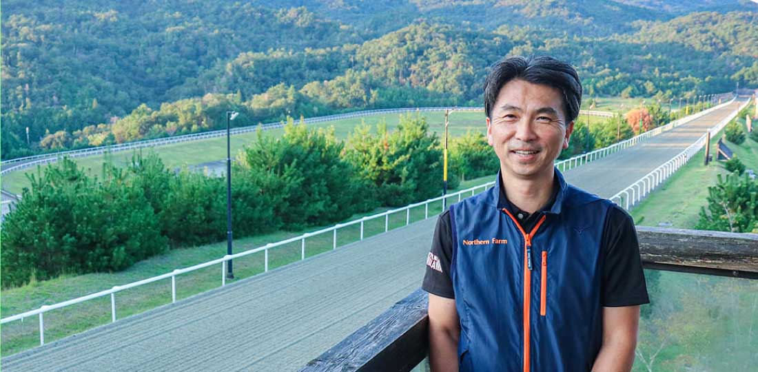 顔写真:ノーザンファーム　獣医師　鶴町 貴史 様