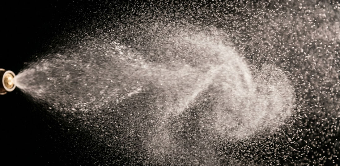 霧の噴霧イメージ